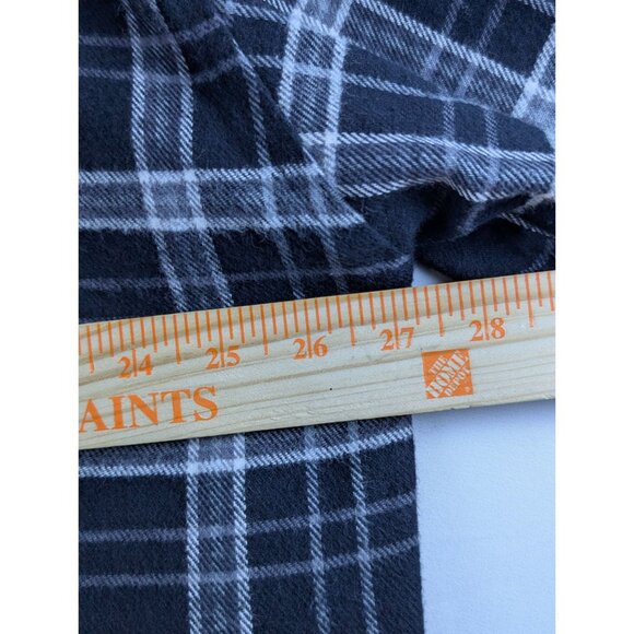 Vintage Marlboro 2003 Reversible White Black Plaid Flannel Denim Shacket NWT - Picture 7 of 15
